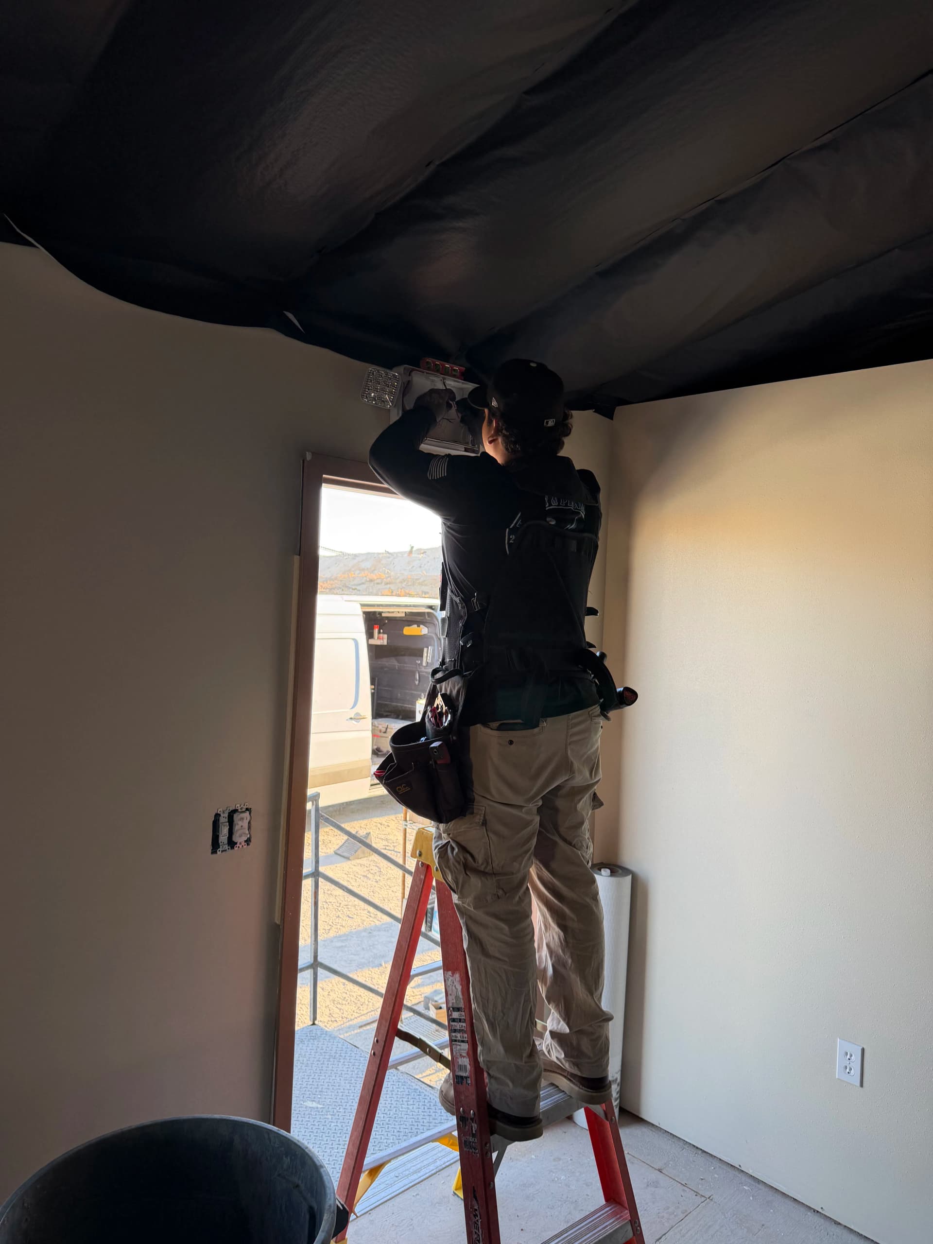 Jobsite Trailer Build-Out Wiring and Fixture Install in Hinkley image