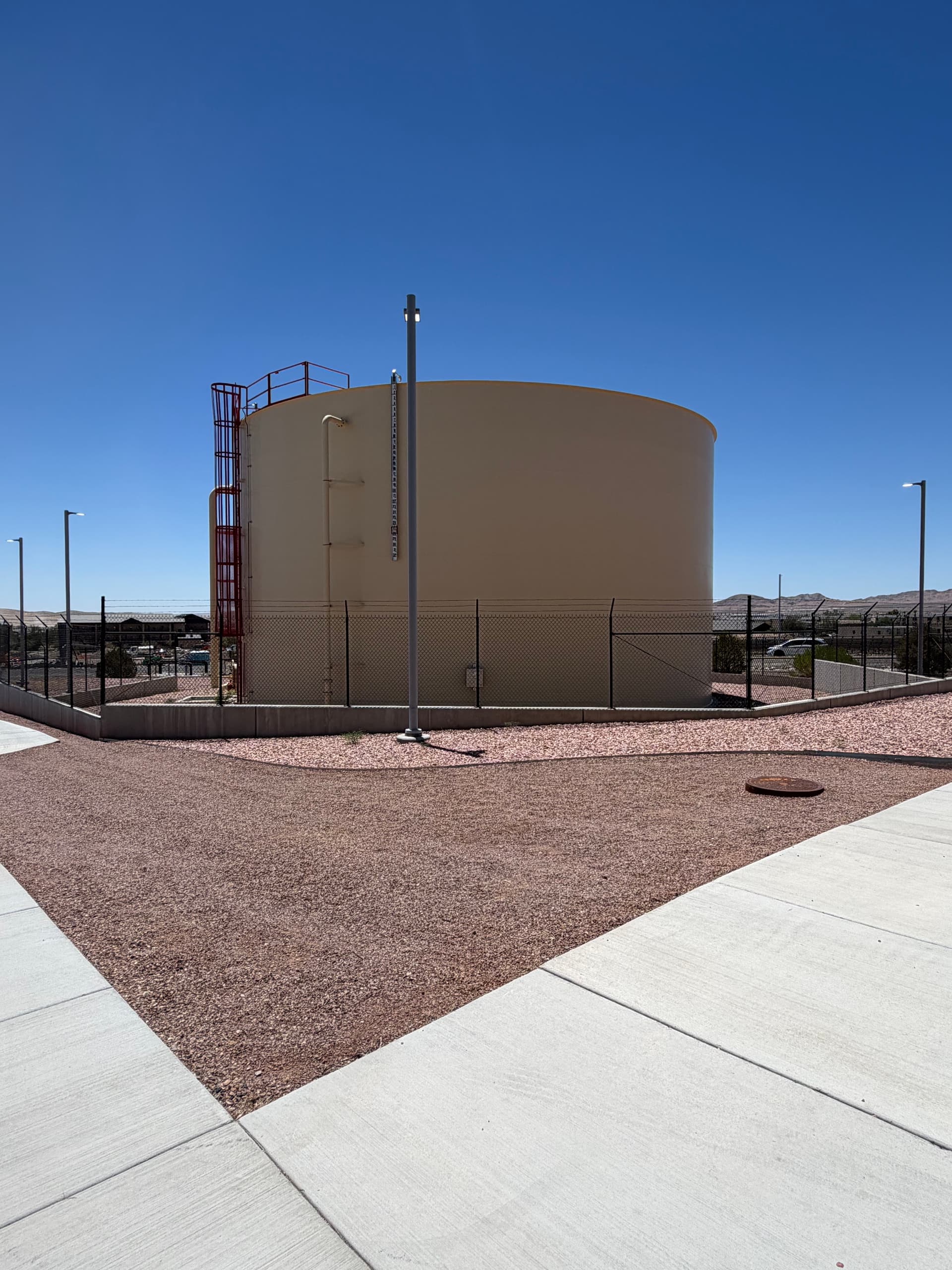 Gallery photos for 44-Fixture LED Parking Lot Lighting Retrofit at Fort Irwin: Image #1