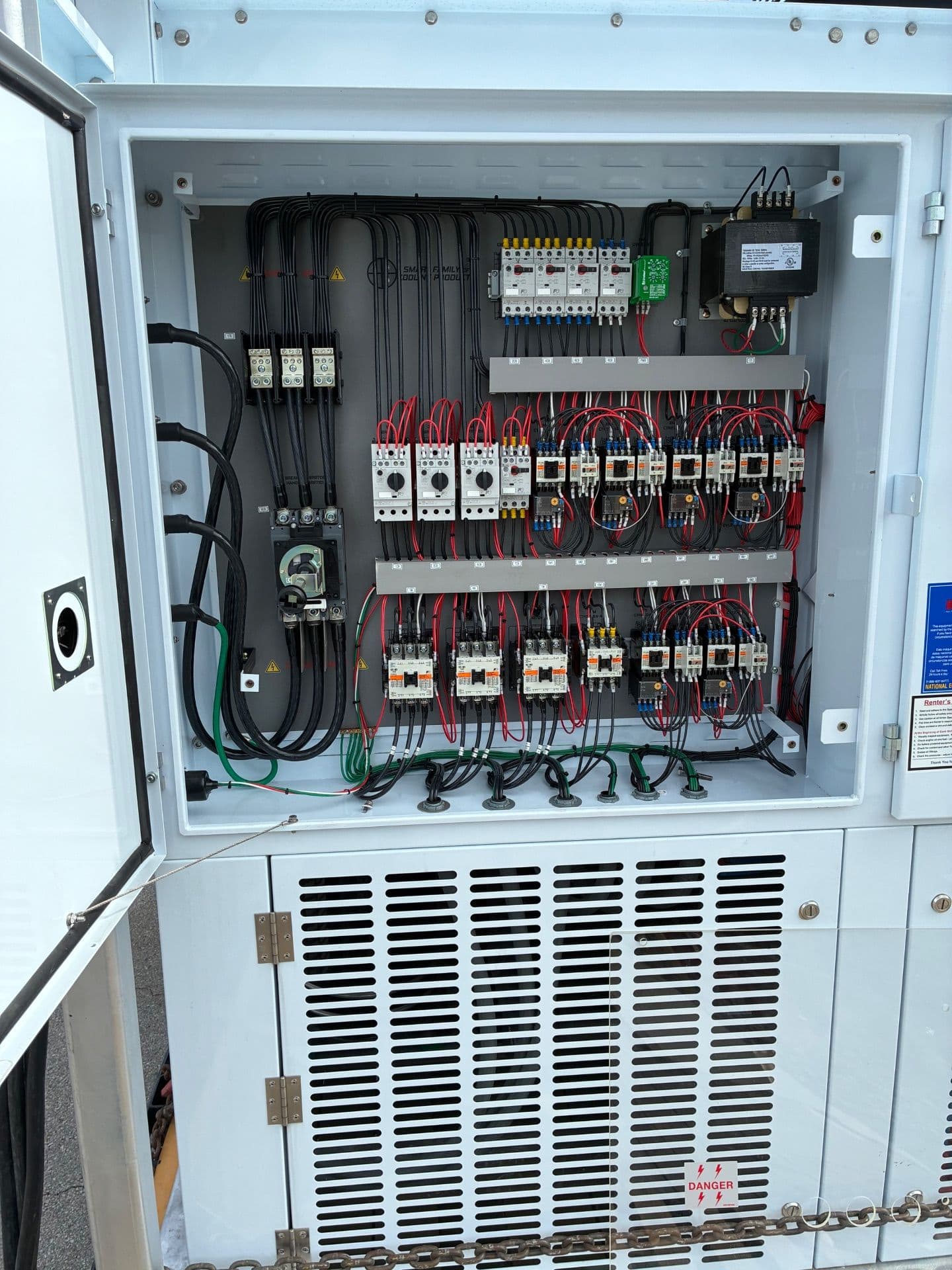 Temporary Power Setup for 480v Chiller in Riverside
