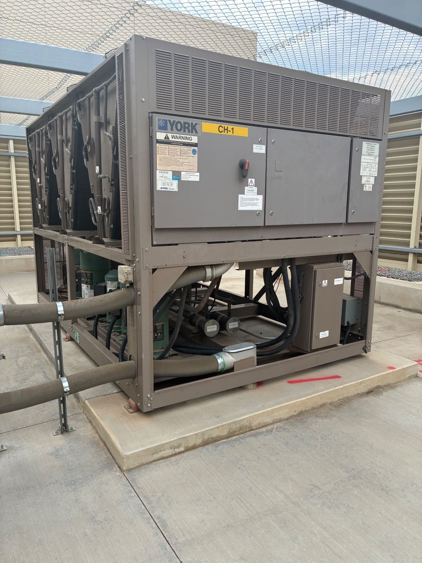 Temporary Power Setup for 480v Chiller in Riverside