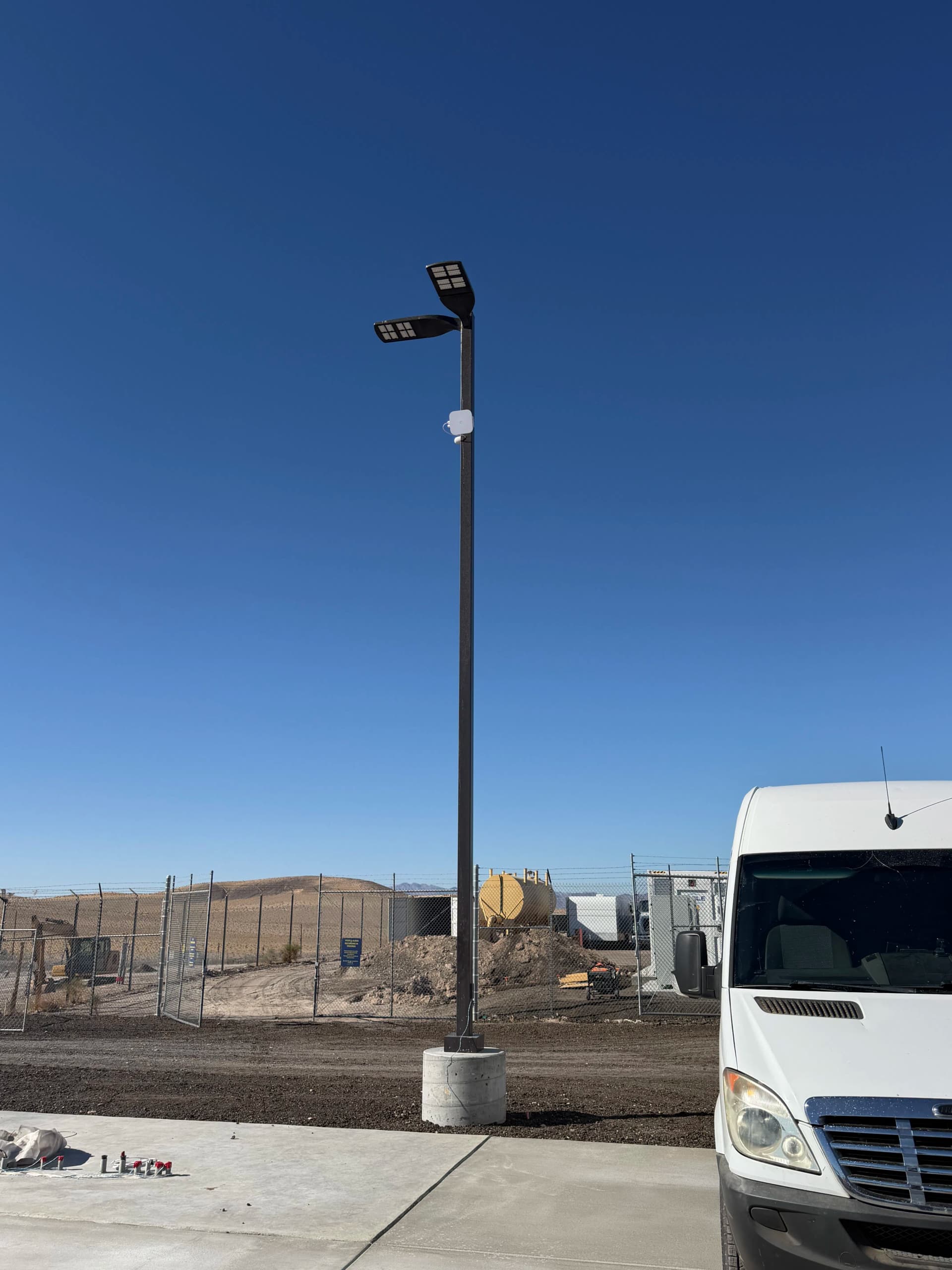 Gallery photos for Site Lighting and Camera Upgrades at PSRR1 in Baker: Image #4
