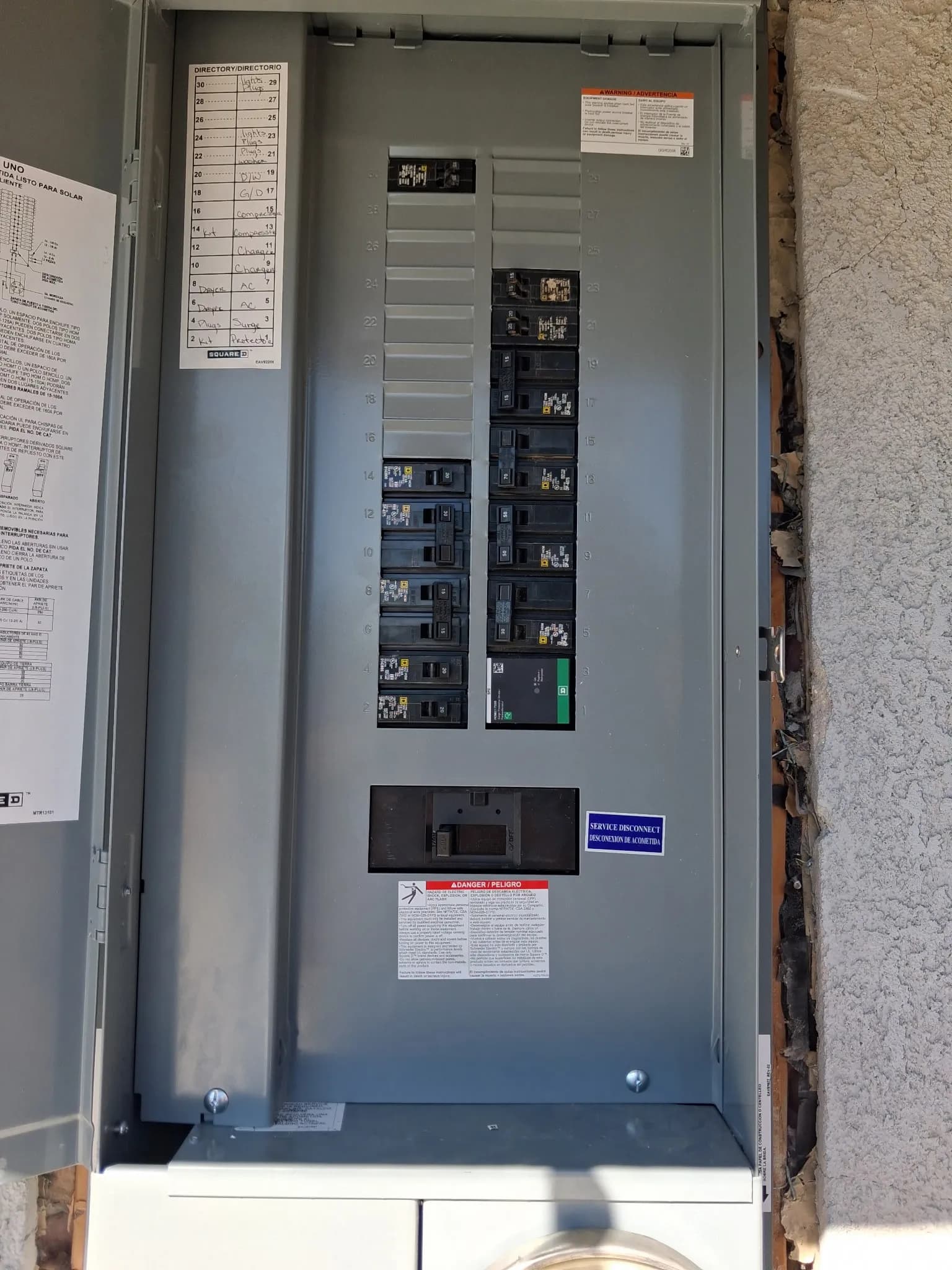 Gallery photos for Charge Ready Panel Upgrade With 50A EV Outlet in Apple Valley: Image #1