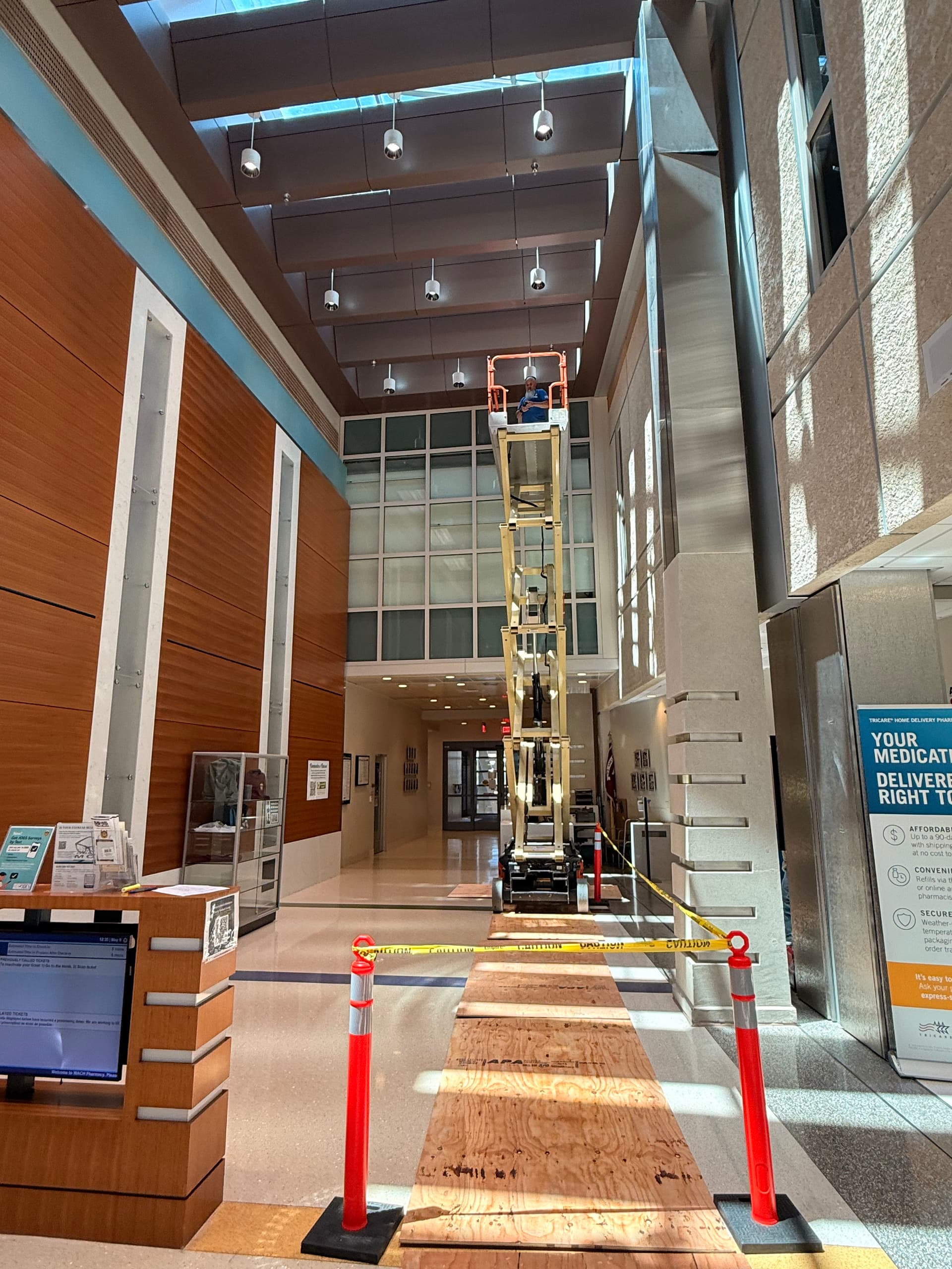 Gallery photos for LED Retrofit in a High-Ceiling Commercial Atrium: Image #5