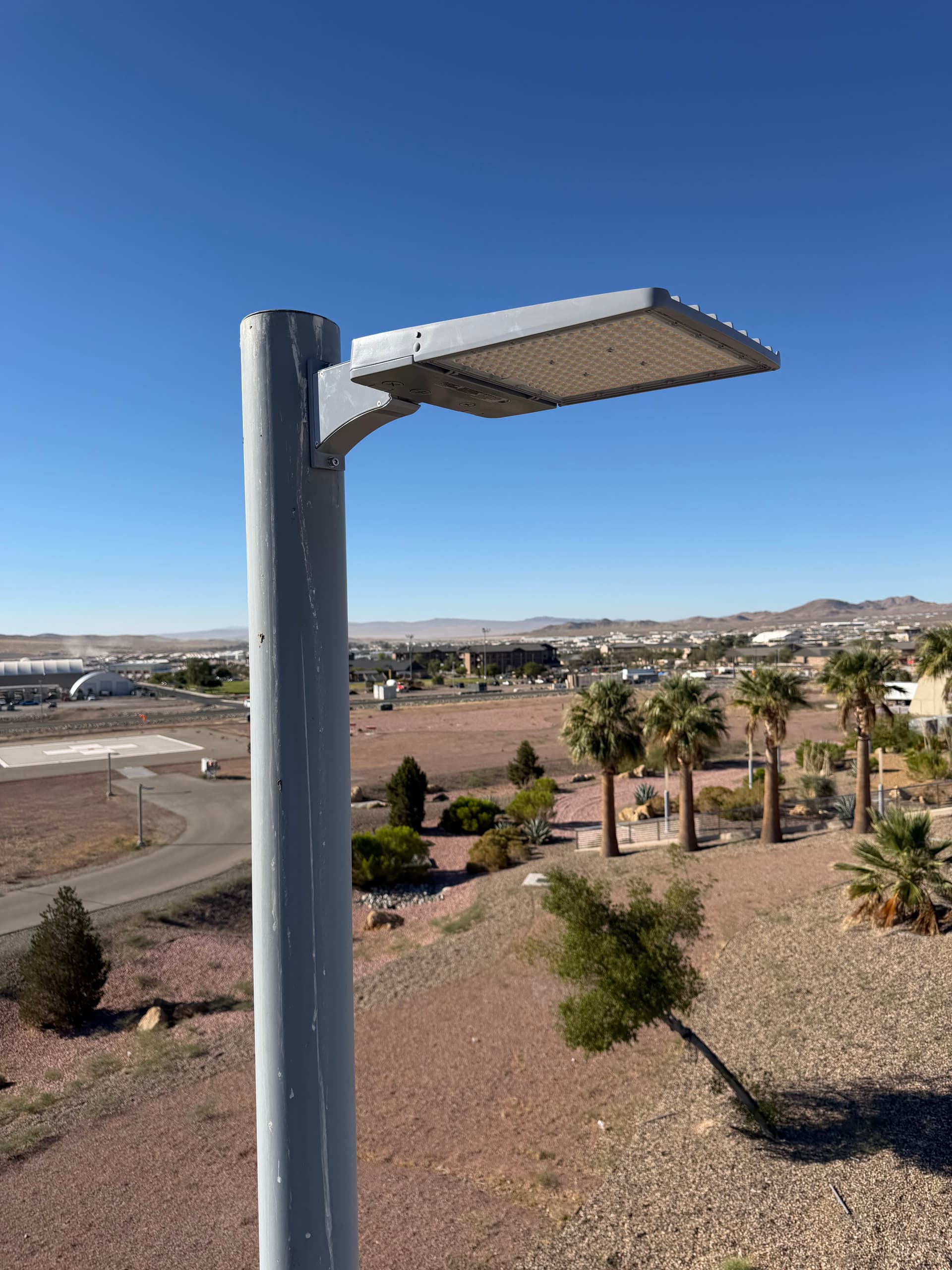 Gallery photos for 44-Fixture LED Parking Lot Lighting Retrofit at Fort Irwin: Image #8