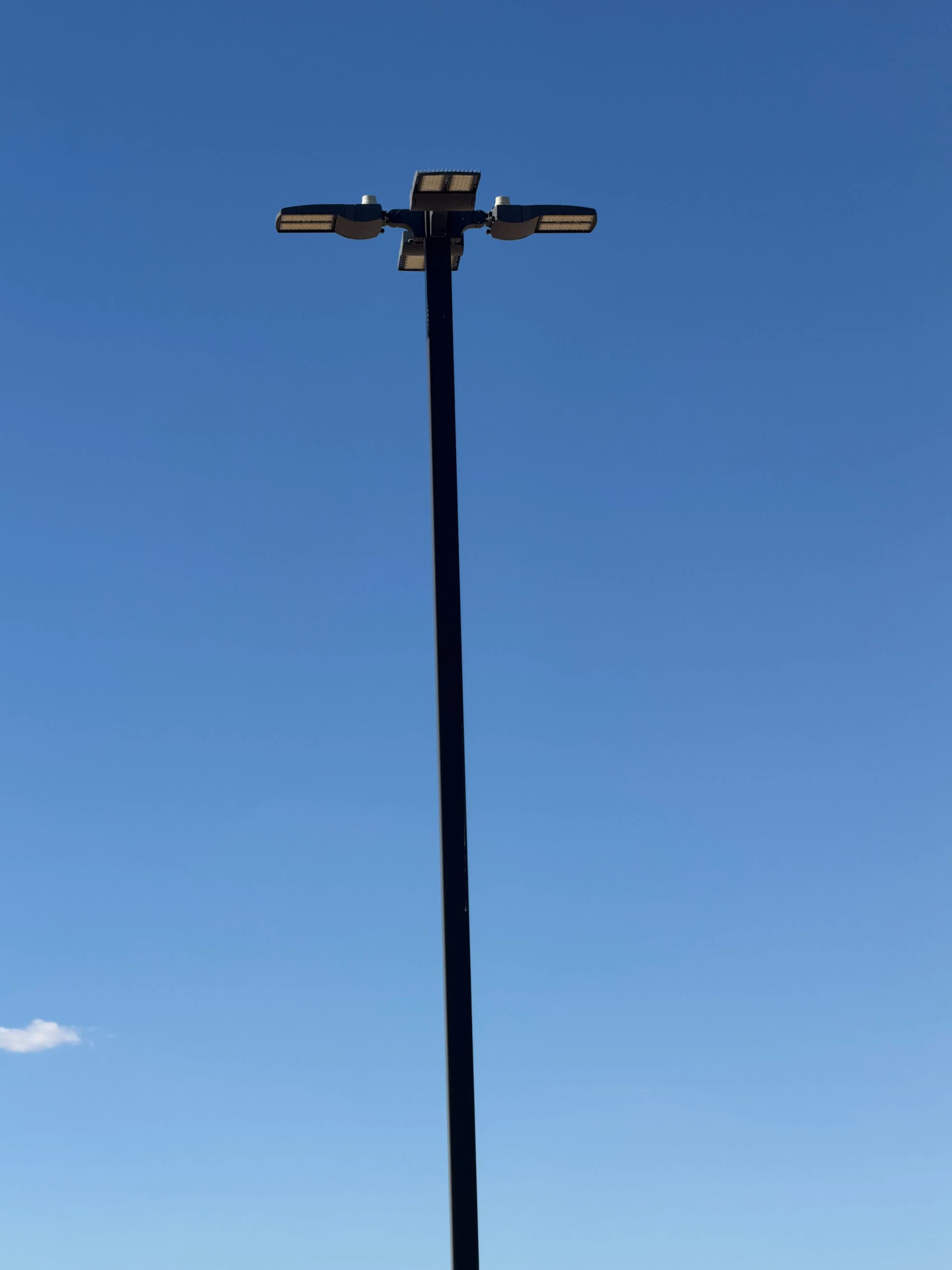 Gallery photos for Parking Lot LED Light Upgrade at June's Market in Adelanto: Image #1