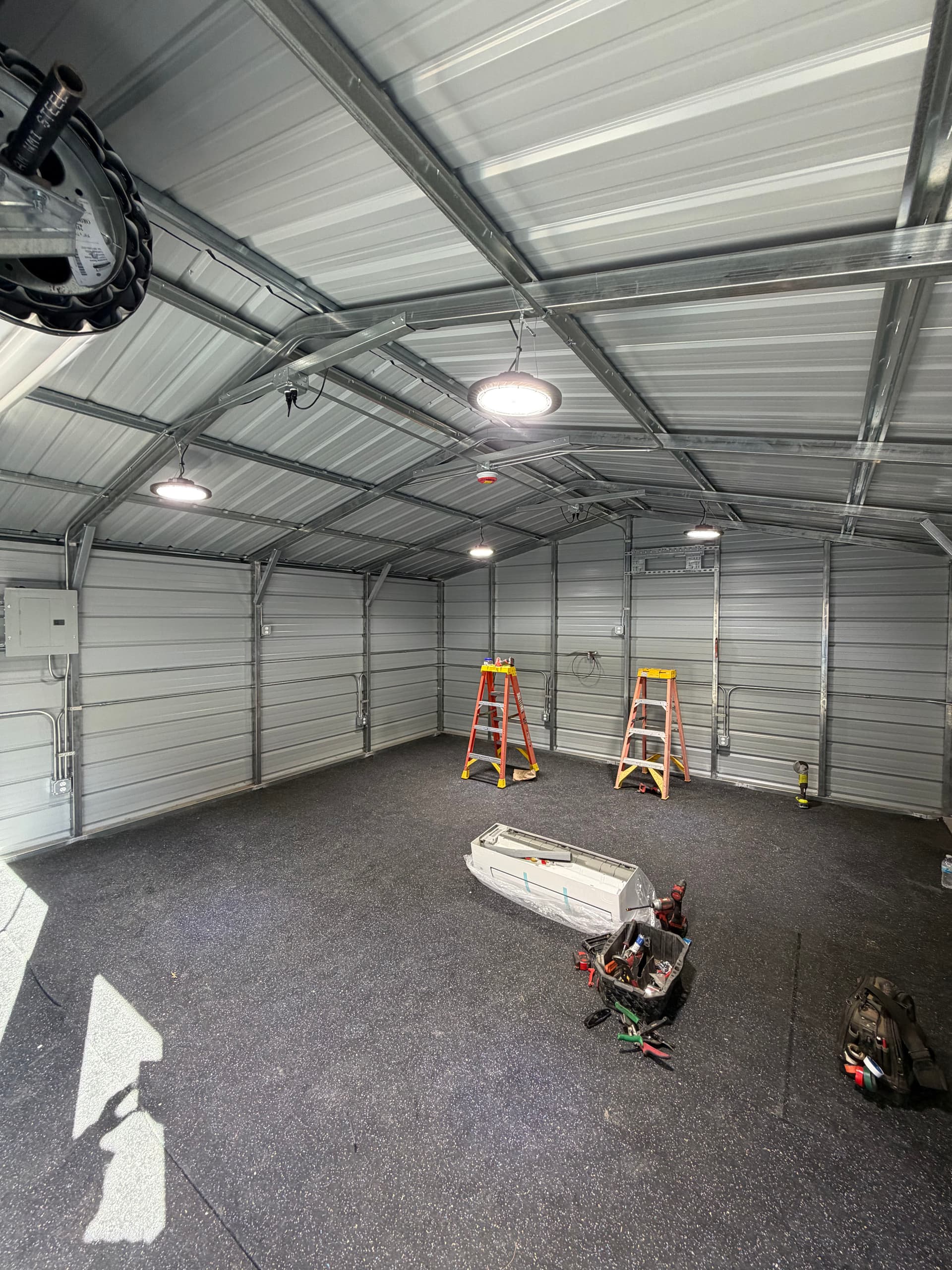 Gallery photos for Electrical Work Completed at Local Fire Station Gym: Image #4