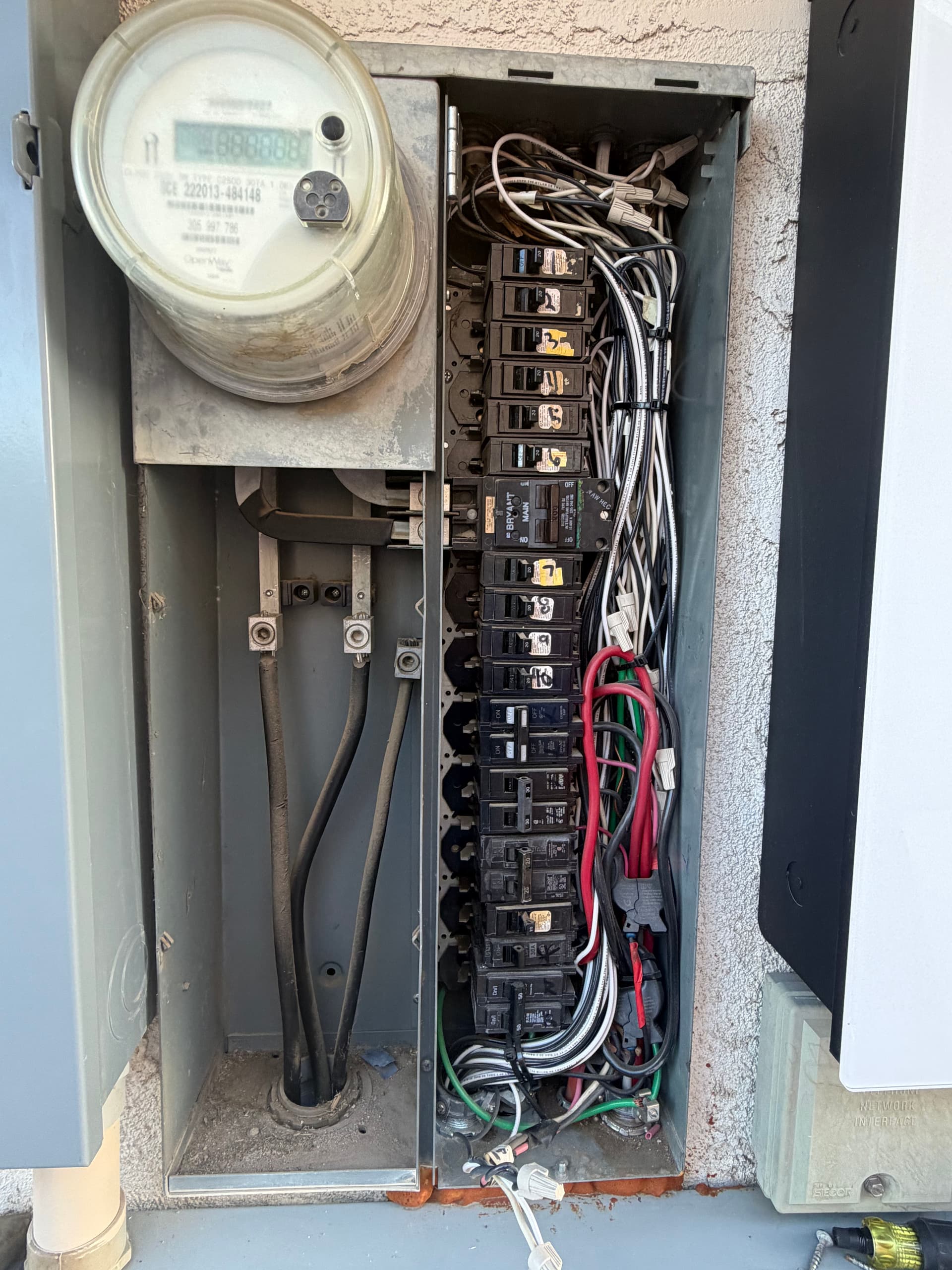 Burned-Up 200A Main Breaker Replaced Before It Got Worse