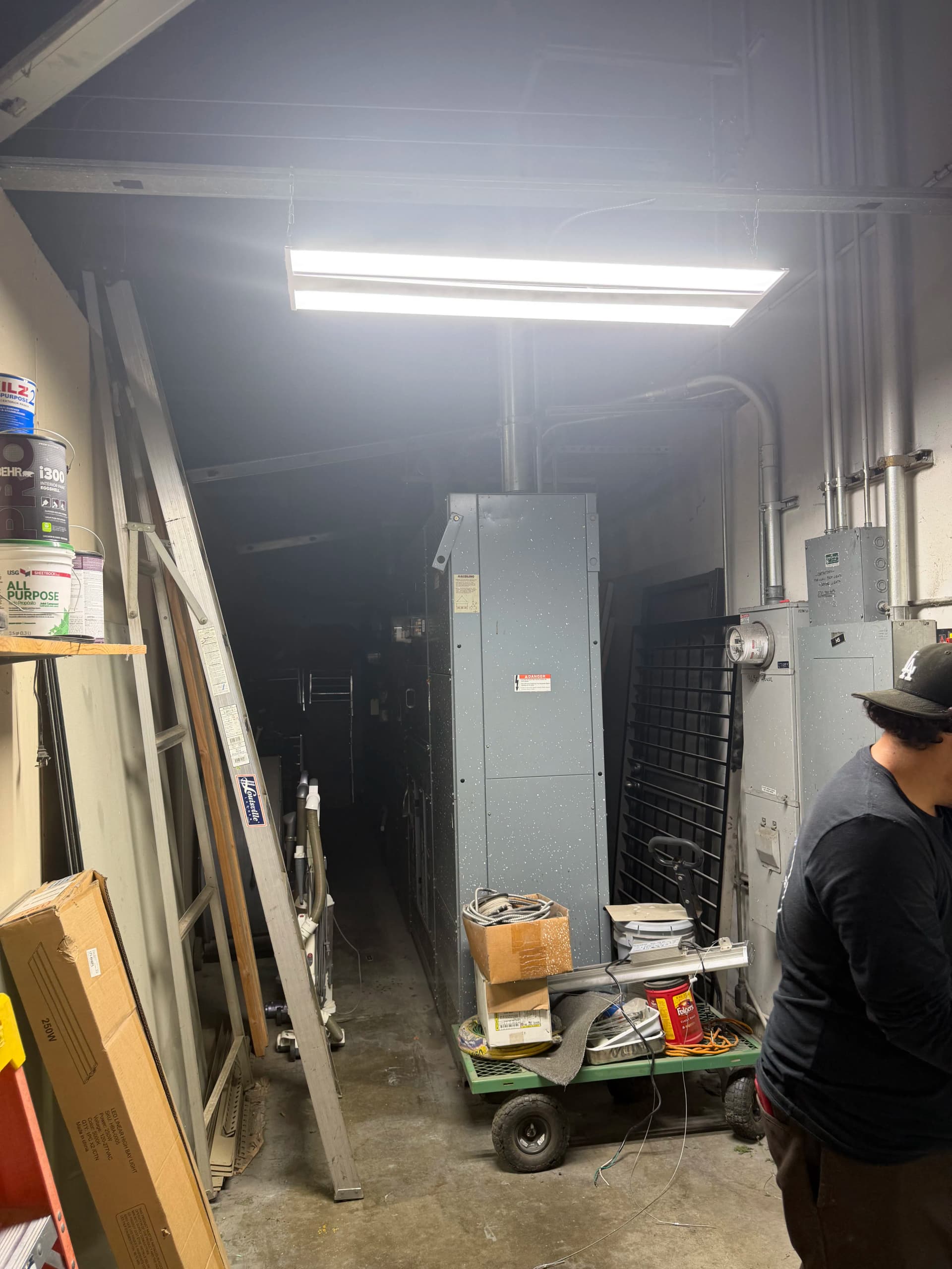 Gallery photos for LED Lighting and Electrical Upgrades at a Rancho Cucamonga Batting Cage: Image #1