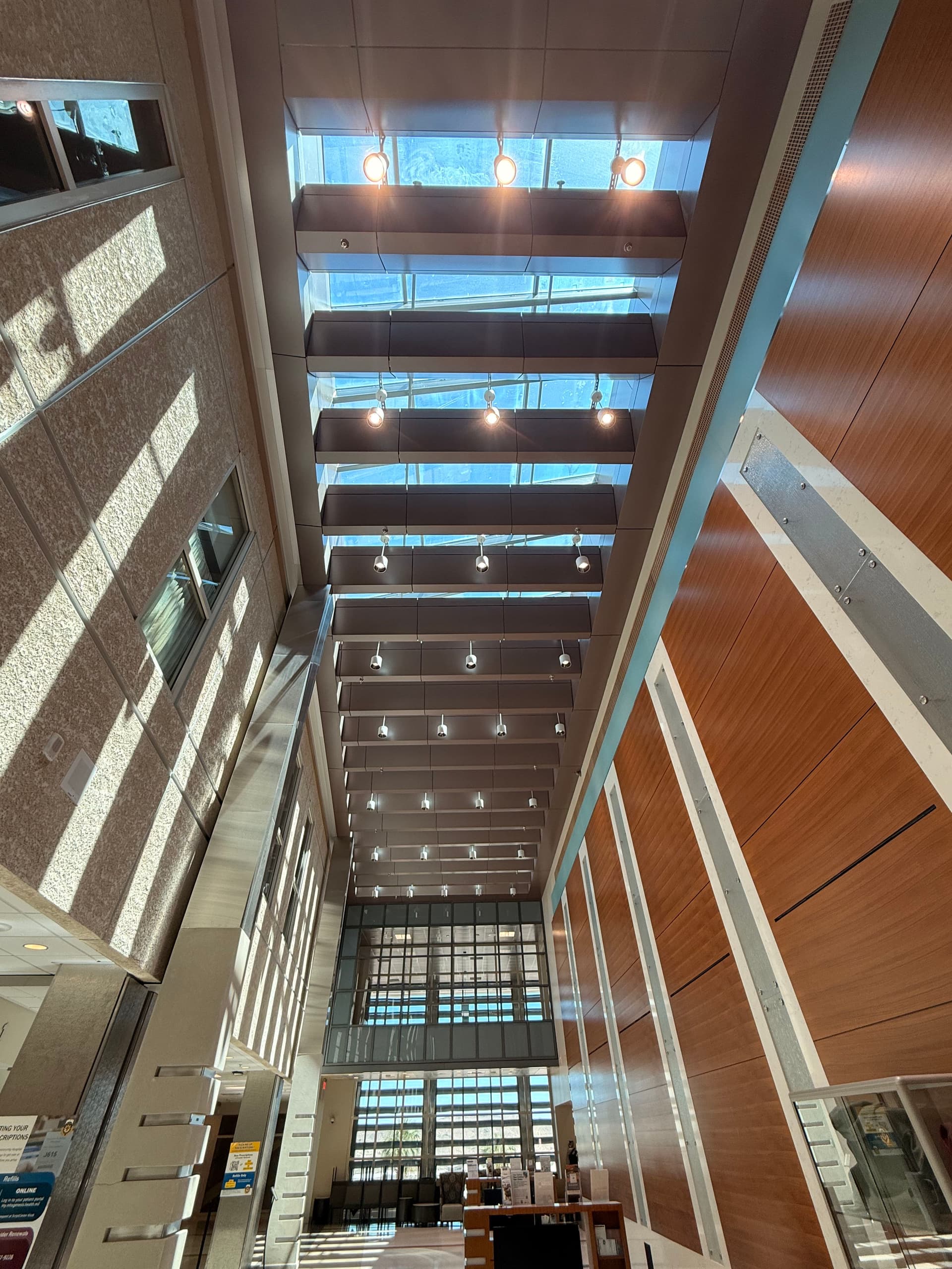 LED Retrofit in a High-Ceiling Commercial Atrium image
