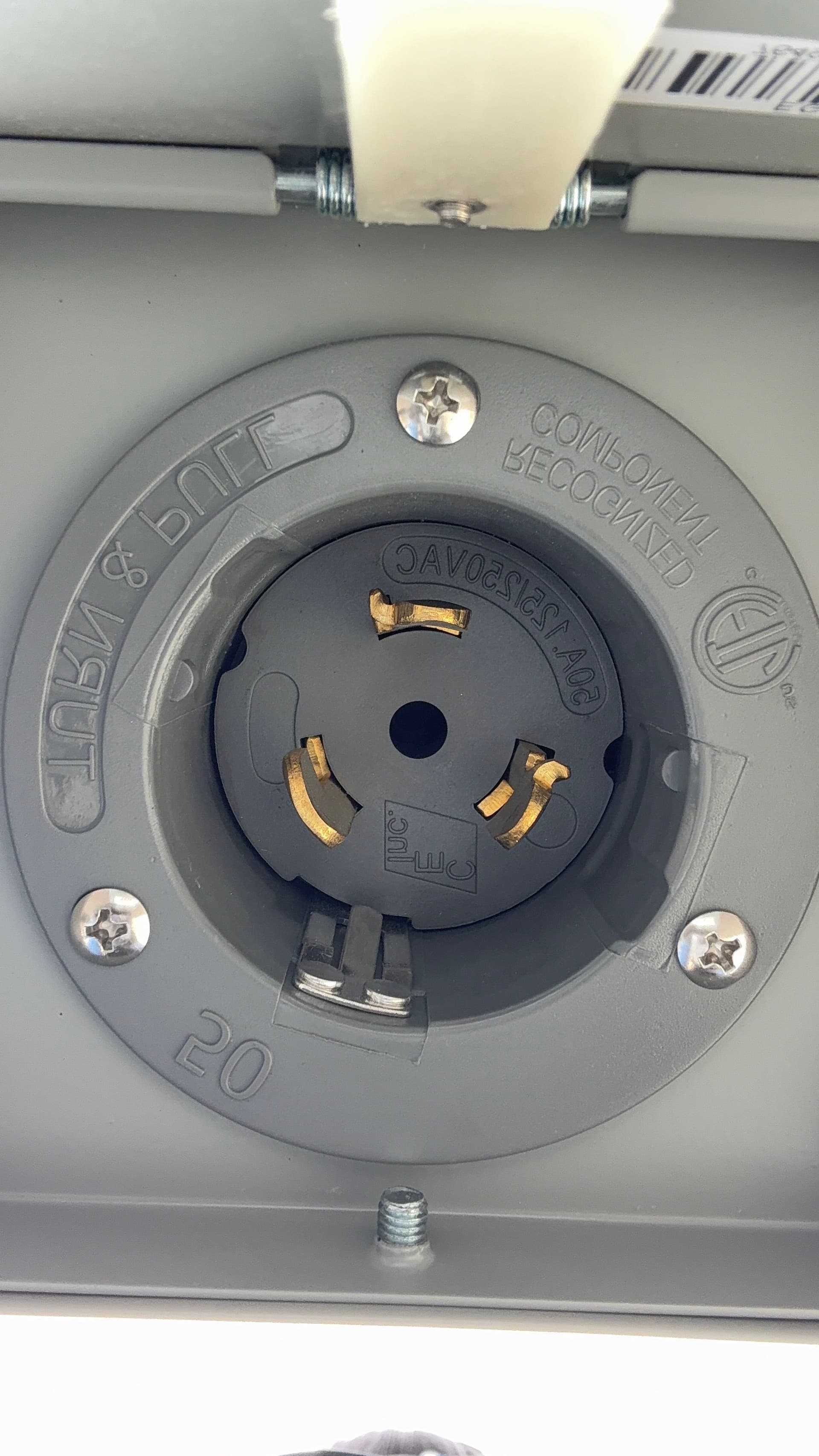 Gallery photos for Generator Inlet and Smart Doorbell Install in Claremont: Image #2