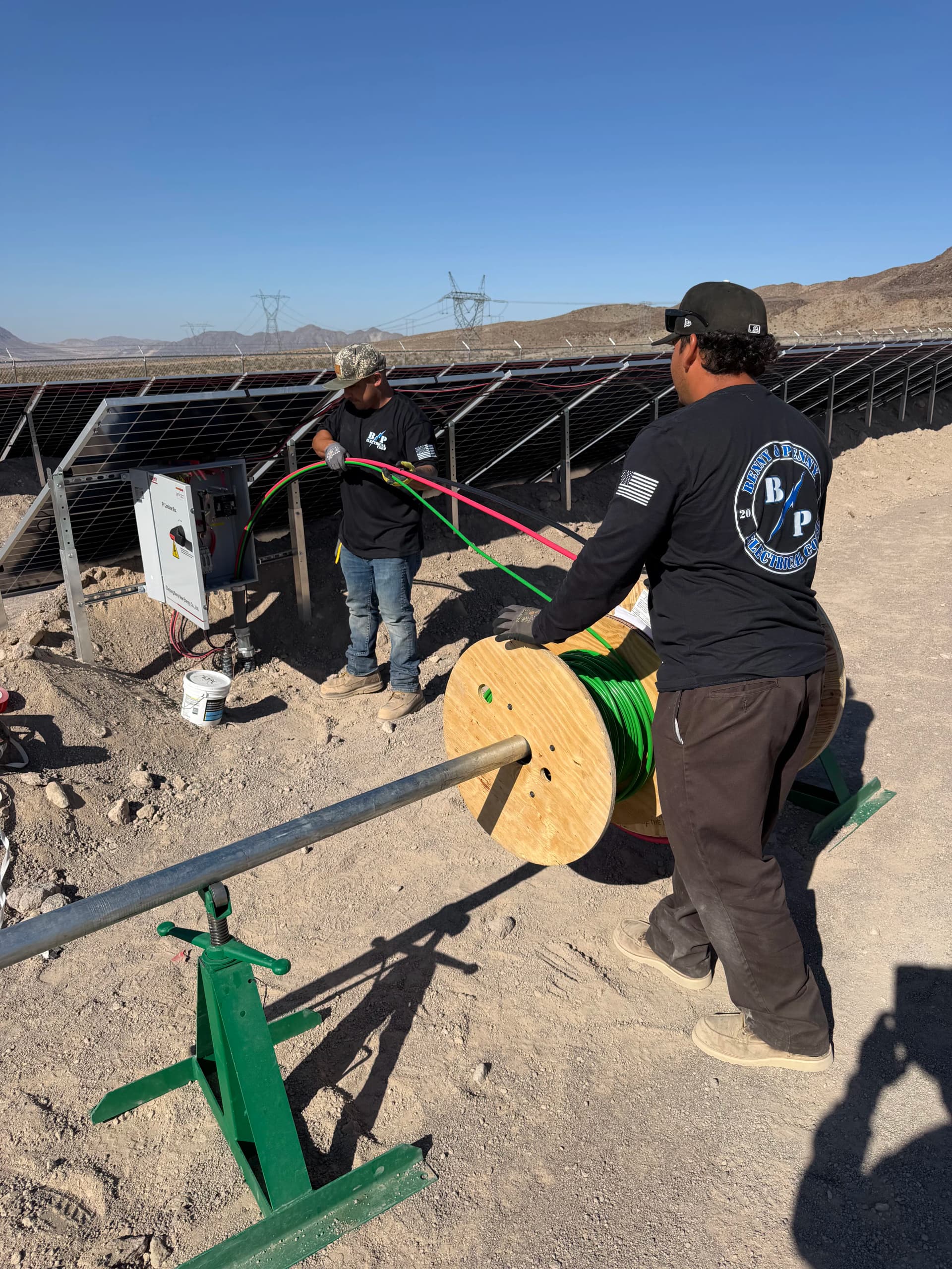 Gallery photos for Solar Feeder Pulls and Array Dressing in Baker: Image #3