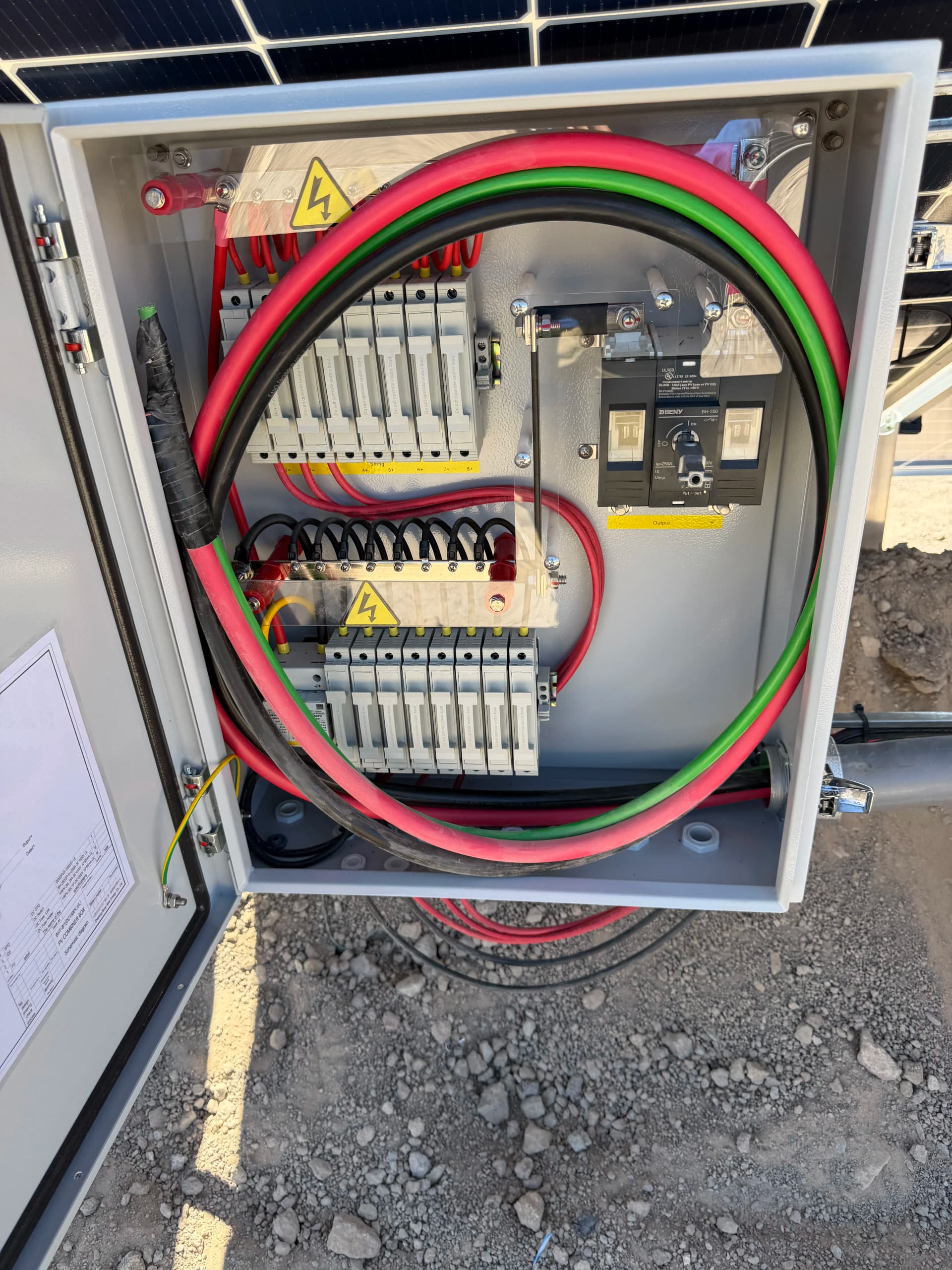 Gallery photos for Solar Feeder Pulls and Array Dressing in Baker: Image #2