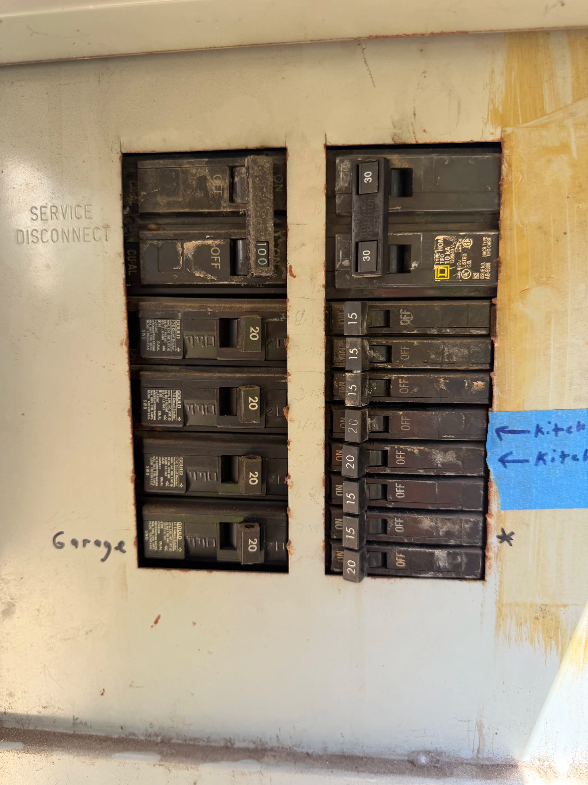 Gallery photos for Panel Upgrade and Backyard Electrical Underway in Claremont: Image #1
