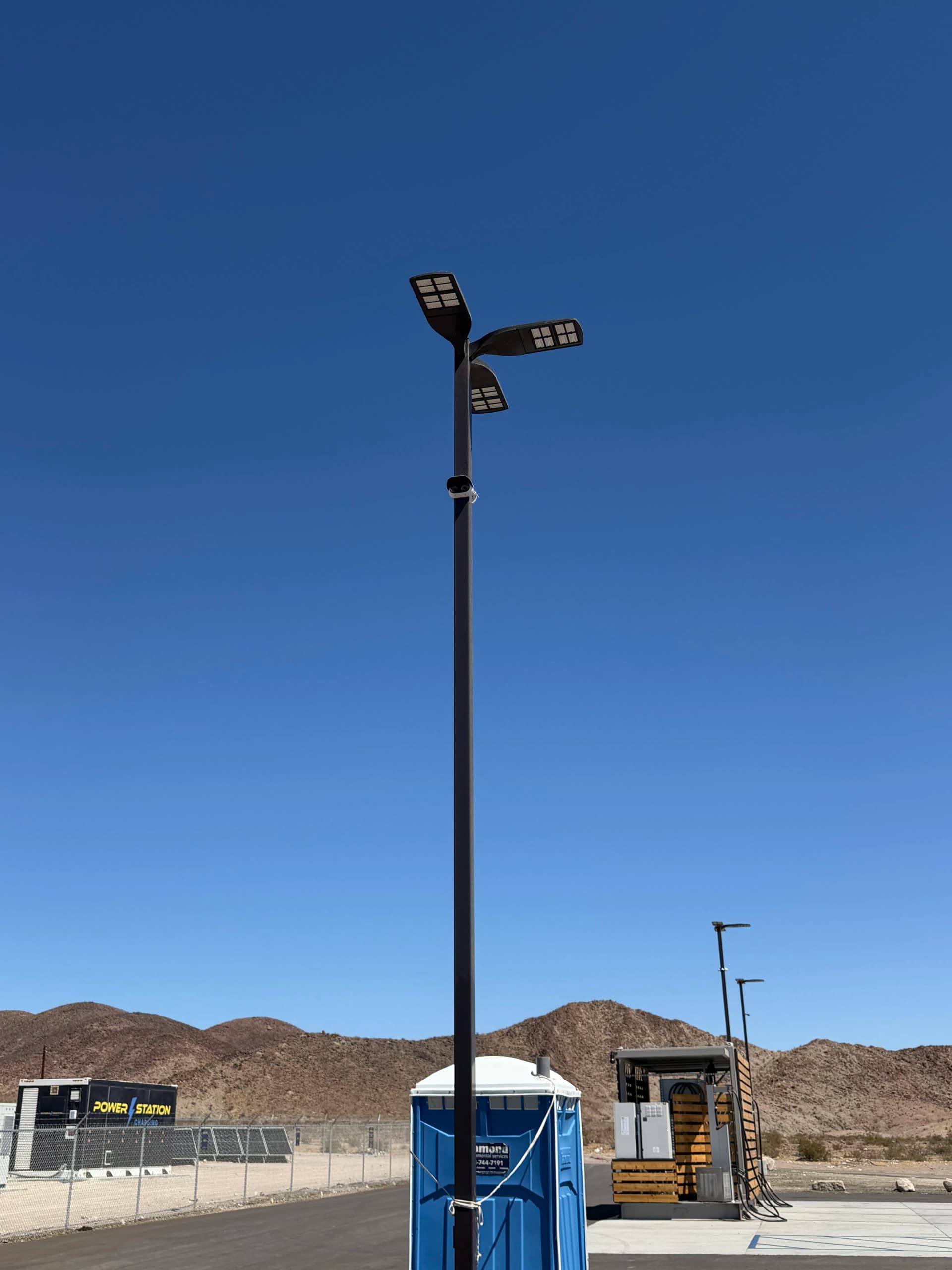 Gallery photos for Site Lighting and Camera Upgrades at PSRR1 in Baker: Image #5