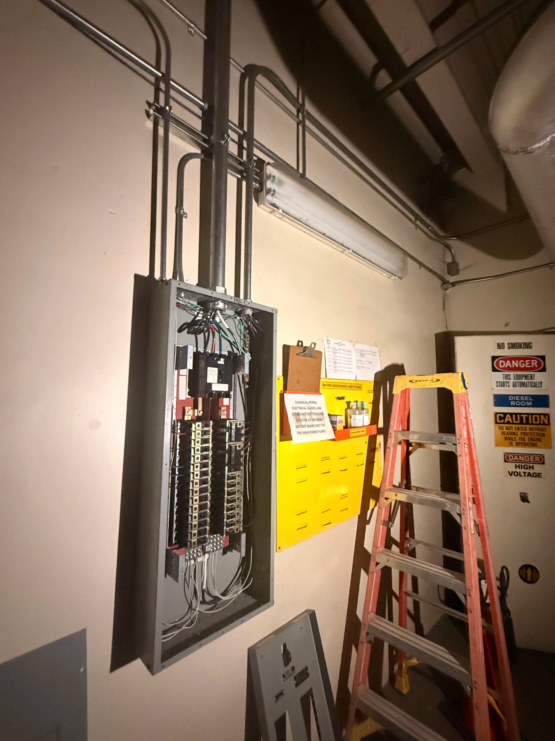 Gallery photos for LED Fixture Upgrade in a Moreno Valley Generator Room: Image #2