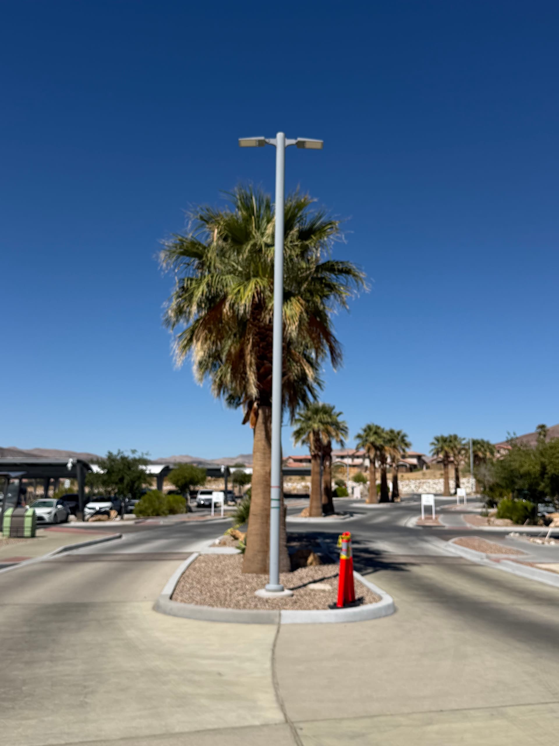 44-Fixture LED Parking Lot Lighting Retrofit at Fort Irwin image