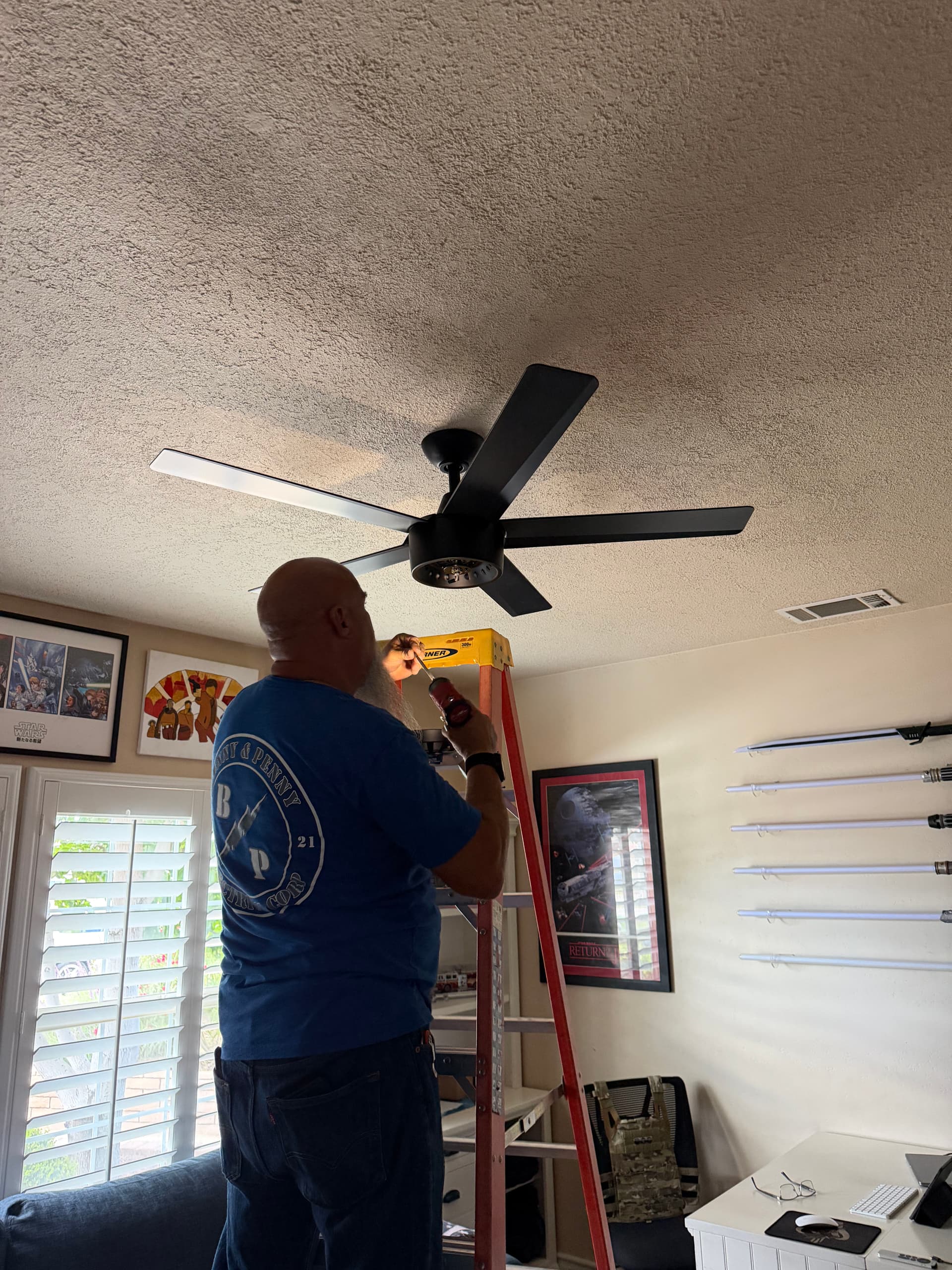 Gallery photos for 5 Ceiling Fan Replacements Done Right in SVL: Image #4