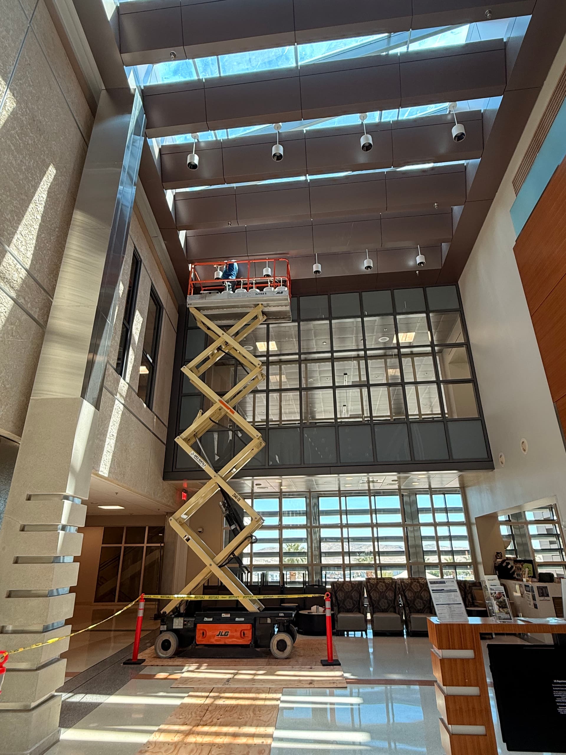 Gallery photos for LED Retrofit in a High-Ceiling Commercial Atrium: Image #6
