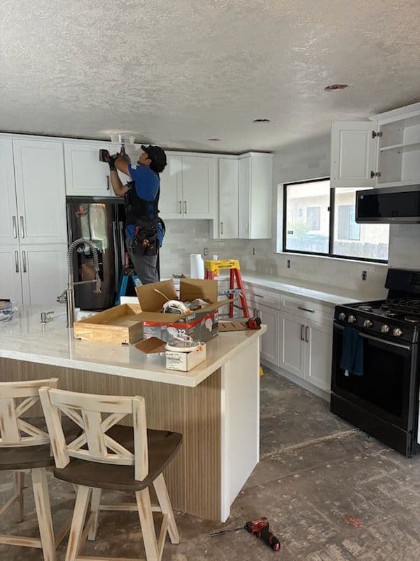 Project Kitchen Remodel With LED Retrofit and Modern Fixtures image
