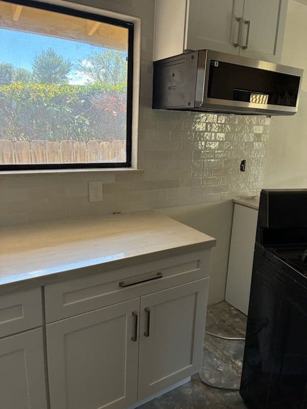 Kitchen Remodel With LED Retrofit and Modern Fixtures