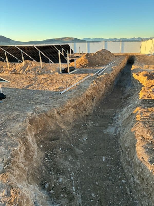 Project Laying Underground Conduit for a New Solar Field image