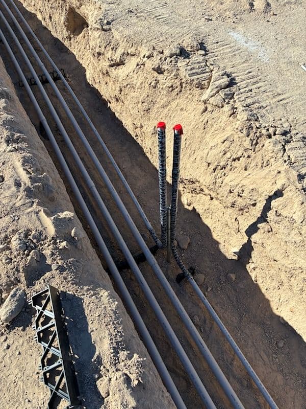 Gallery photos for Laying Underground Conduit for a New Solar Field: Image #1