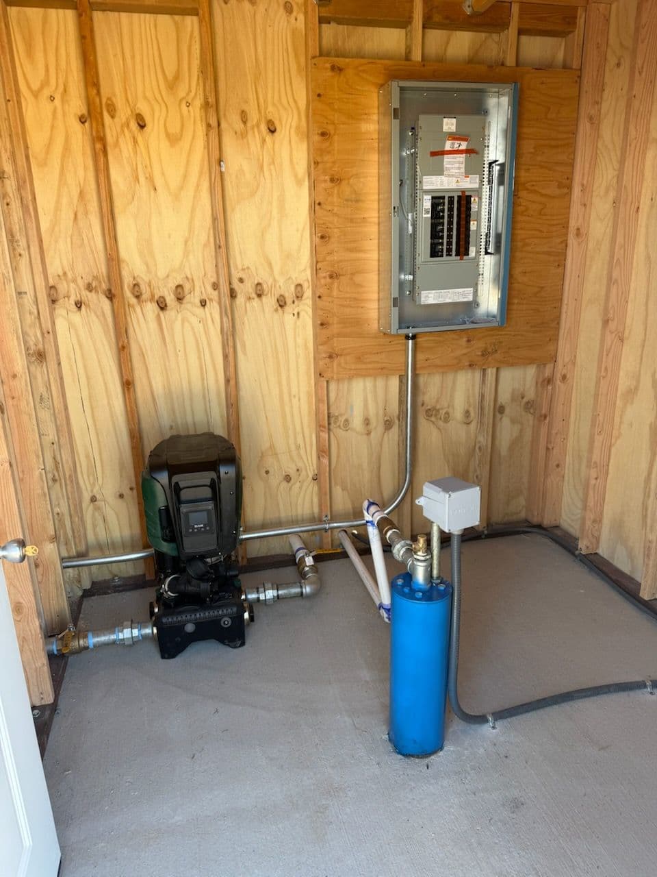 480V Panel Installation in Baker Well House image