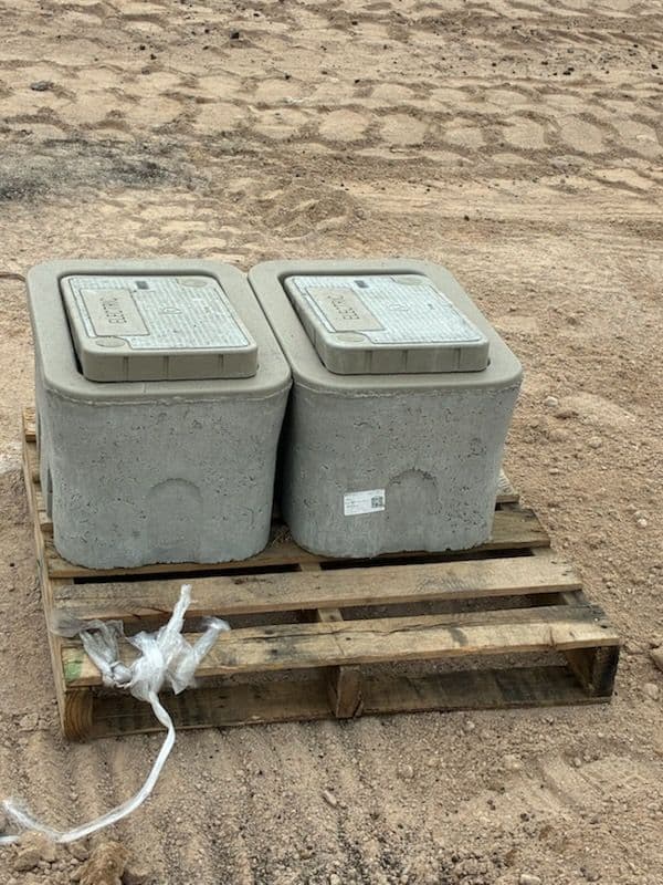 Project Precision Site Lighting Installation with Utility Boxes and Conduit Work image