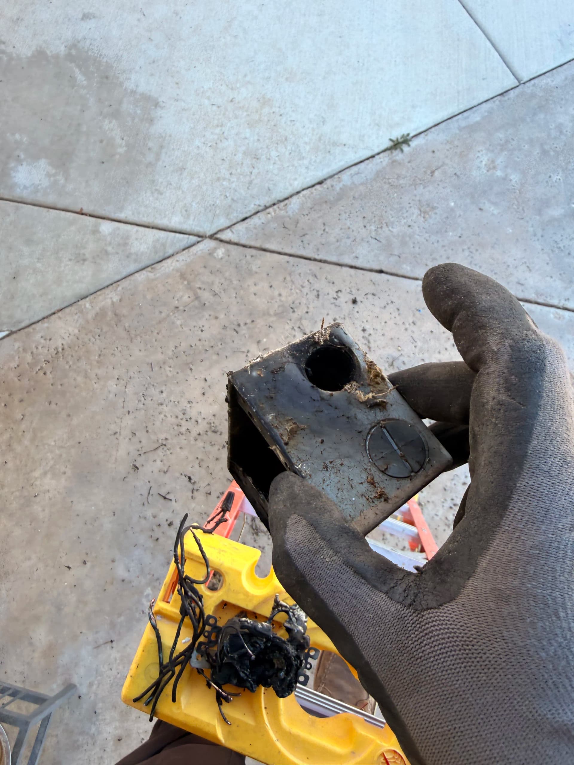 Gallery photos for Burnt Wiring and a Melted Outlet in Spring Valley Lake - Here's What We Found: Image #4