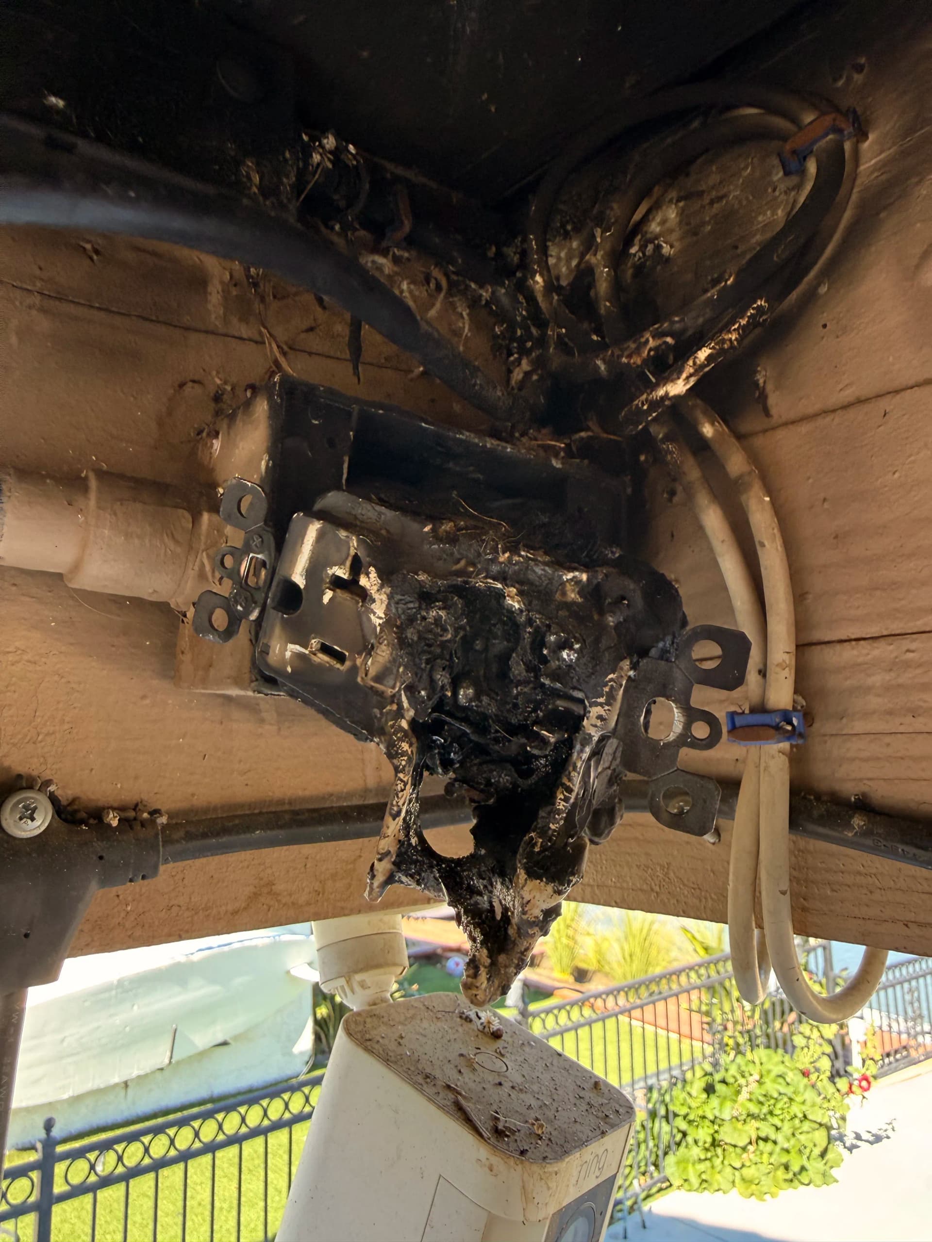 Burnt Wiring and a Melted Outlet in Spring Valley Lake - Here's What We Found image