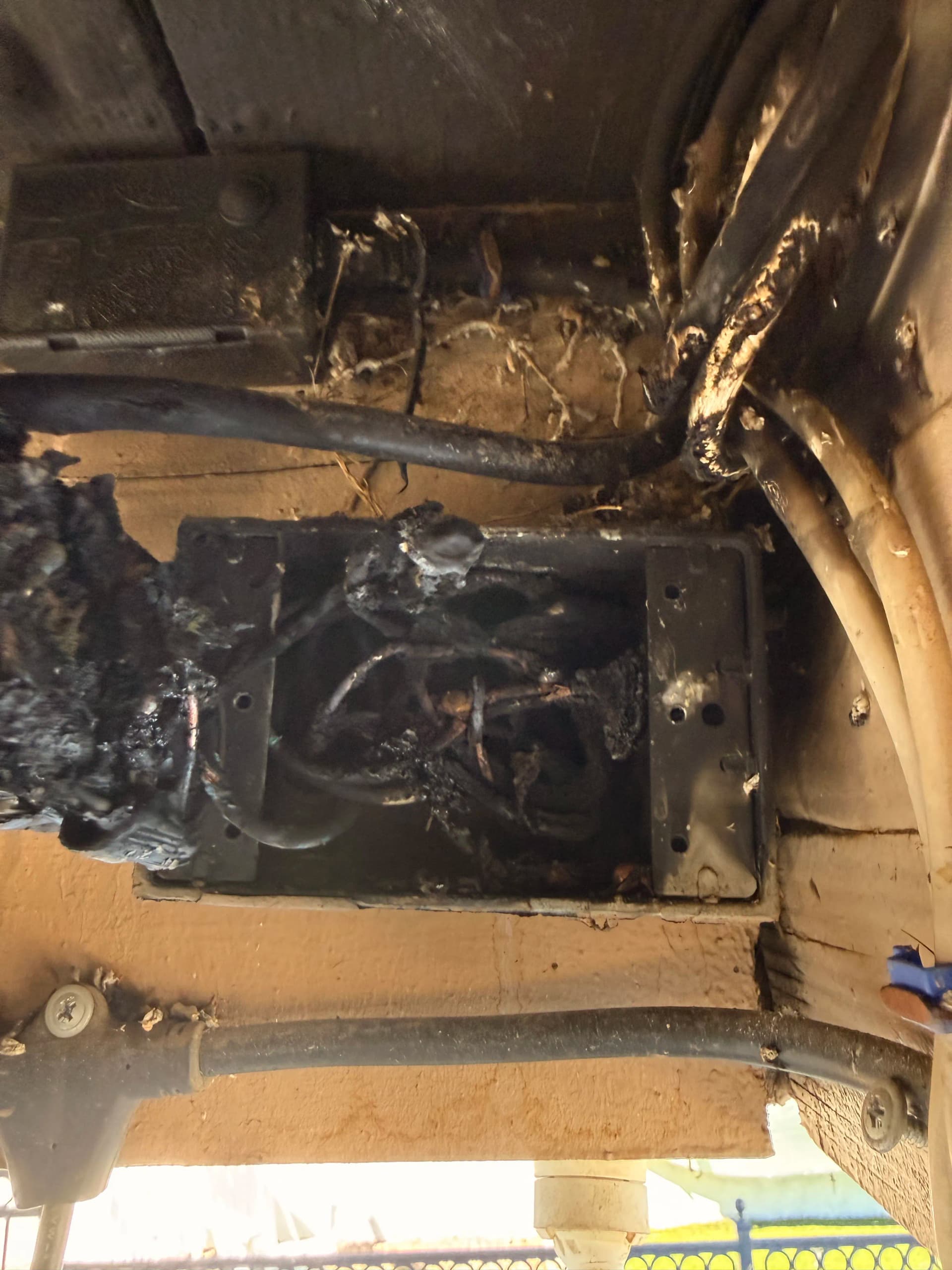 Gallery photos for Burnt Wiring and a Melted Outlet in Spring Valley Lake - Here's What We Found: Image #1