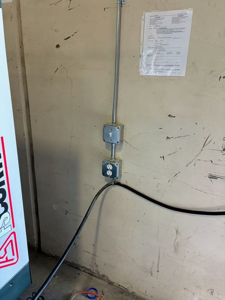 Gallery photos for Switched Outlet Installation for FS Curtis Compressor: Image #2